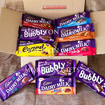 Cadbury 10 Chocolate Bar Extravaganza Treat Box - Perfect Mother's Or Father's Day Gift - Dairy Milk, Fruit &...