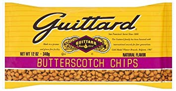 Guittard Butterscotch Chips, 12 Ounce -- 12 per case.