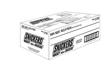 SNICKERS Fun Size Chocolate Candy Bars 20-Pound Bulk Package