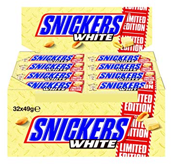 Mars Snickers White 32 x 49g Riegel LIMITED EDITION