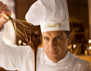 Lindt melted chocolates