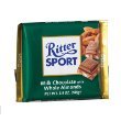 RITTER SPORT: Milk Chocolate w/Whole Almonds Bar: 11 Count