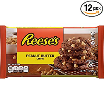 Reese's Peanut Butter Chips, 10 Ounce (Pack of 12)