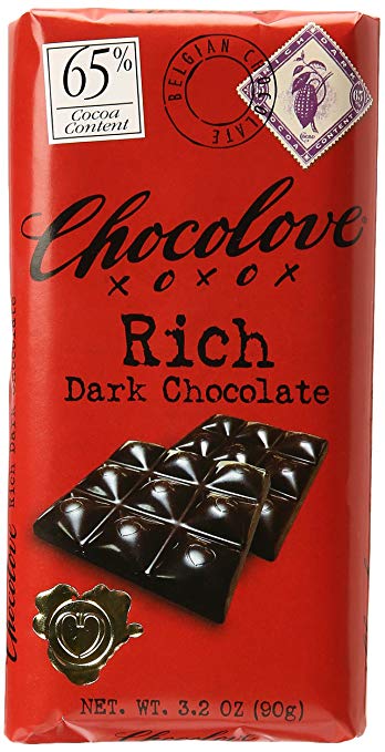 Chocolove Chocolate Bar, Rich Dark 3.2 oz