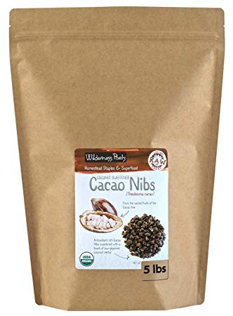Wilderness Poets Cacao Nibs (Sweetened with Coconut Nectar) - Organic ...